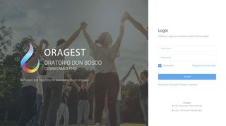 
                            5. Login | Oratorio Don Bosco - Oragest