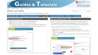 
                            11. Login ORCID - ORCID - Guides & Tutorials at The Hong Kong ...