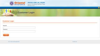 
                            6. Login - Oriental Insurance