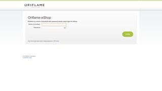 
                            1. Login - Oriflame Cosmetics