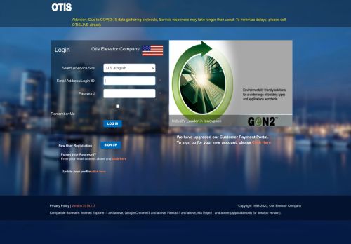 
                            2. Login - Otis Elevator Company