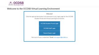 
                            13. Login - Ottawa-Carleton DSB - the OCDSB Virtual Learning Environment