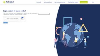 
                            2. Login ou mot de passe perdu - Altissia