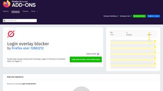 
                            11. Login overlay blocker – Get this Extension for ? Firefox (en-US)