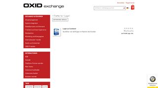
                            1. Login - OXID eXchange - OXID eSales