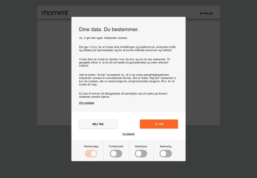 
                            10. Login på din Moment profil her