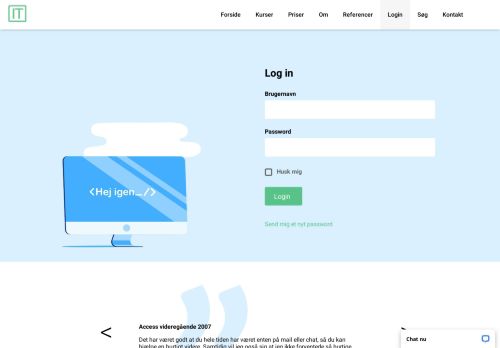 
                            6. Login på it-fjernundervisning - så er du klar