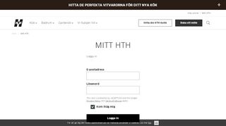 
                            1. Login på Mitt HTH - HTH kök