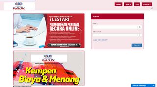 
                            4. Login Page - Bank Pertama