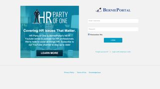 
                            5. Login Page - Bernie Portal Login