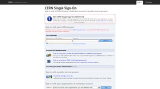 
                            2. Login Page | Careers at CERN