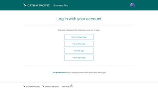 
                            4. Login page | Cathay Pacific Business Plus