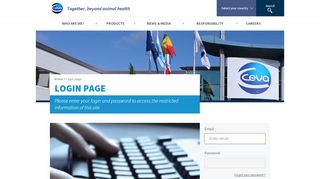 
                            3. Login page - Ceva Corporate