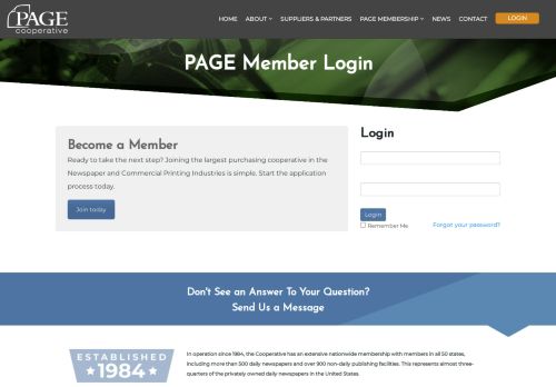 
                            4. Login - PAGE Cooperative