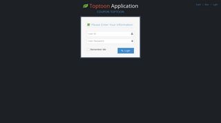 
                            4. Login Page - Coupon Toptoon