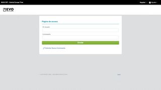 
                            4. Login page (EVO BANCO)