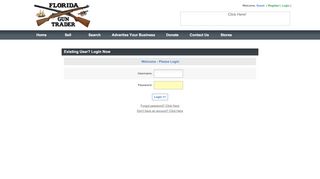 
                            13. Login Page - Florida Gun Trader