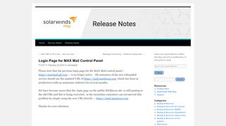 
                            4. Login Page for MAX Mail Control Panel | SolarWinds MSP ...