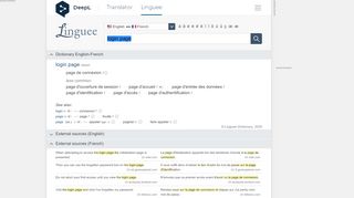 
                            9. login page - French translation – Linguee