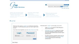 
                            8. Login Page | Gio Legal Services™