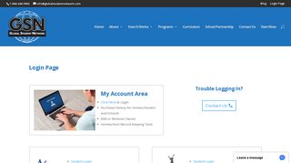 
                            9. Login Page | Global Student Network