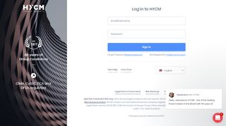 
                            1. Login page | Hycm