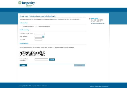 
                            3. Login Page - Insperity