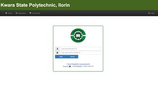 
                            11. Login Page - Kwara State Polytechnic