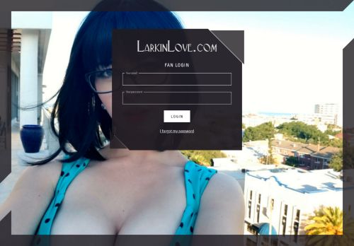 
                            1. Login page - Larkin Love - Official site