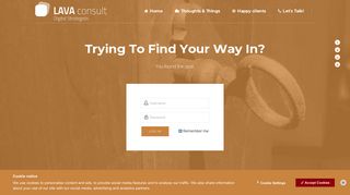 
                            6. Login Page – LAVA consult