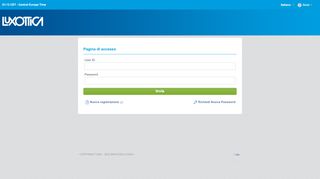 
                            13. Login page (Luxottica Group eProcurement Portal)