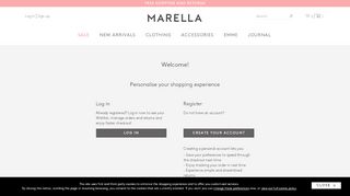 
                            1. Login page - Marella