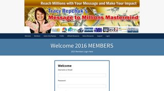 
                            1. Login Page | Message to Million Mastermind