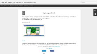 
                            11. login page mikrotik | sor wit sawo