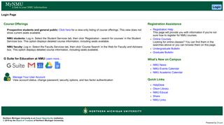 
                            8. Login Page - MyNMU - Northern Michigan University