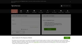 
                            7. Login Page | Nespresso GR