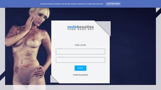 
                            4. Login page - Nudebeauties - Official site - NudeBeauties.eu