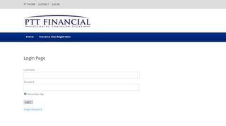 
                            13. Login Page | PTT Financial Member section