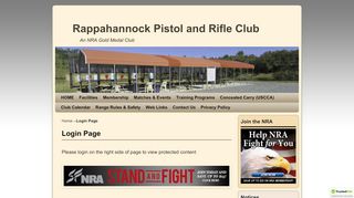 
                            13. Login Page | Rappahannock Pistol and Rifle Club