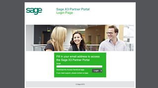 
                            11. Login Page | Sage X3