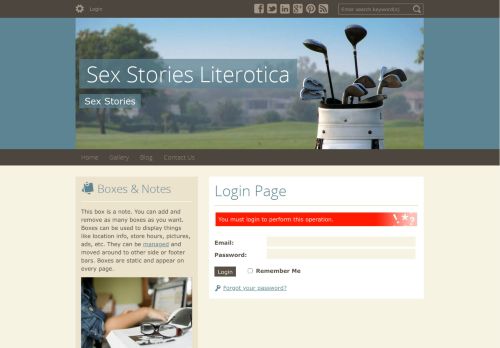 
                            7. Login Page - Sex Stories Literotica : powered by Doodlekit