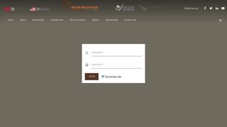 
                            5. Login Page - Solar Decathlon Africa