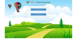 
                            2. Login Page - TARUC eStudent Intranet