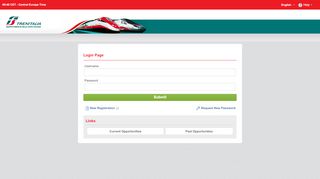 
                            7. Login page (Trenitalia)