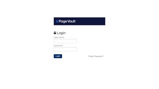 
                            2. Login | Page Vault