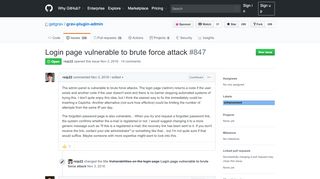 
                            13. Login page vulnerable to brute force attack · Issue #847 · getgrav/grav ...