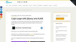 
                            4. Login page with jQuery and AJAX - Makitweb