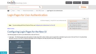 
                            7. Login Pages for User Authentication - Ex Libris Knowledge Center