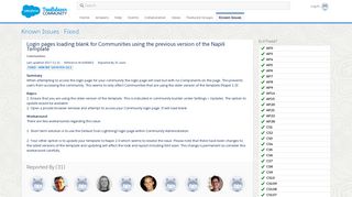 
                            3. Login pages loading blank for Communities using ... - Salesforce.com