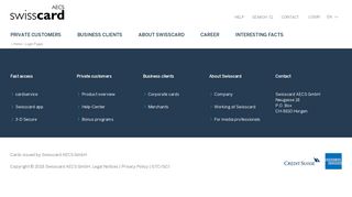
                            4. Login-Pages – Swisscard AECS